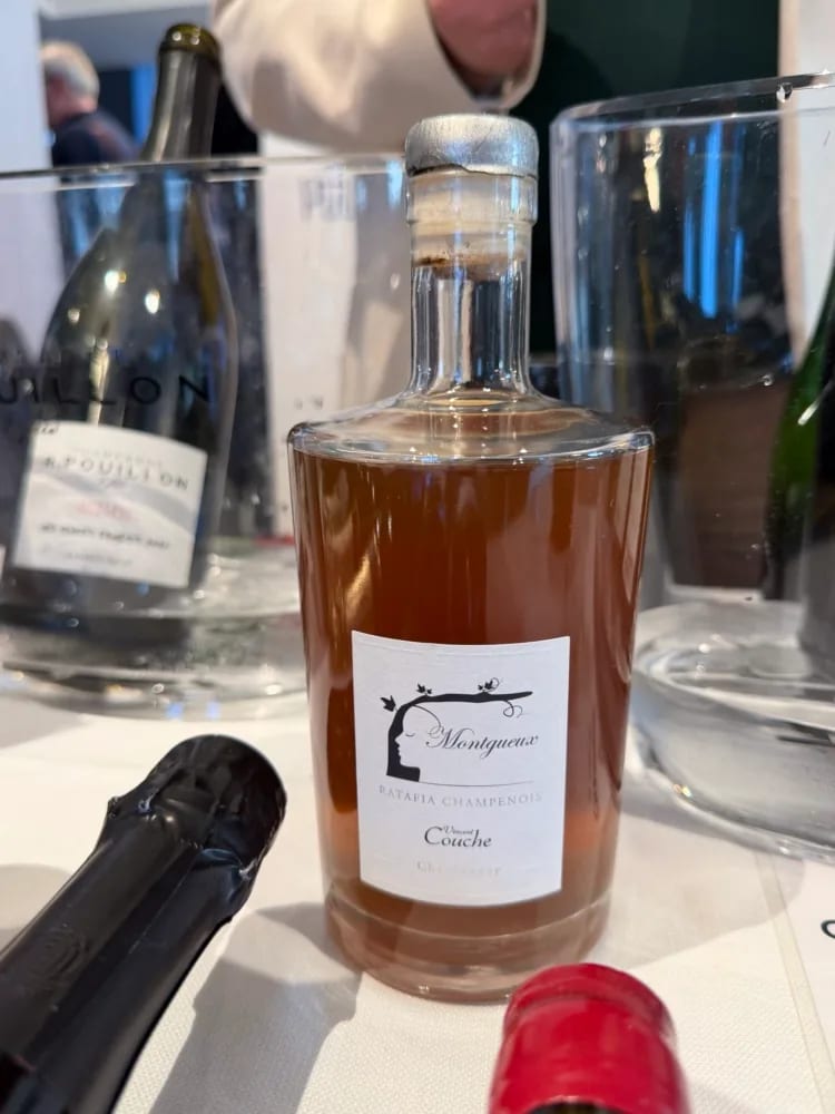Vincent Couche Montgueux Ratafia Champenois Chardonnay close-up