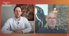 Harold Hamersma in gesprek met Jeroen Vonk voor Sparks by VinoVonk