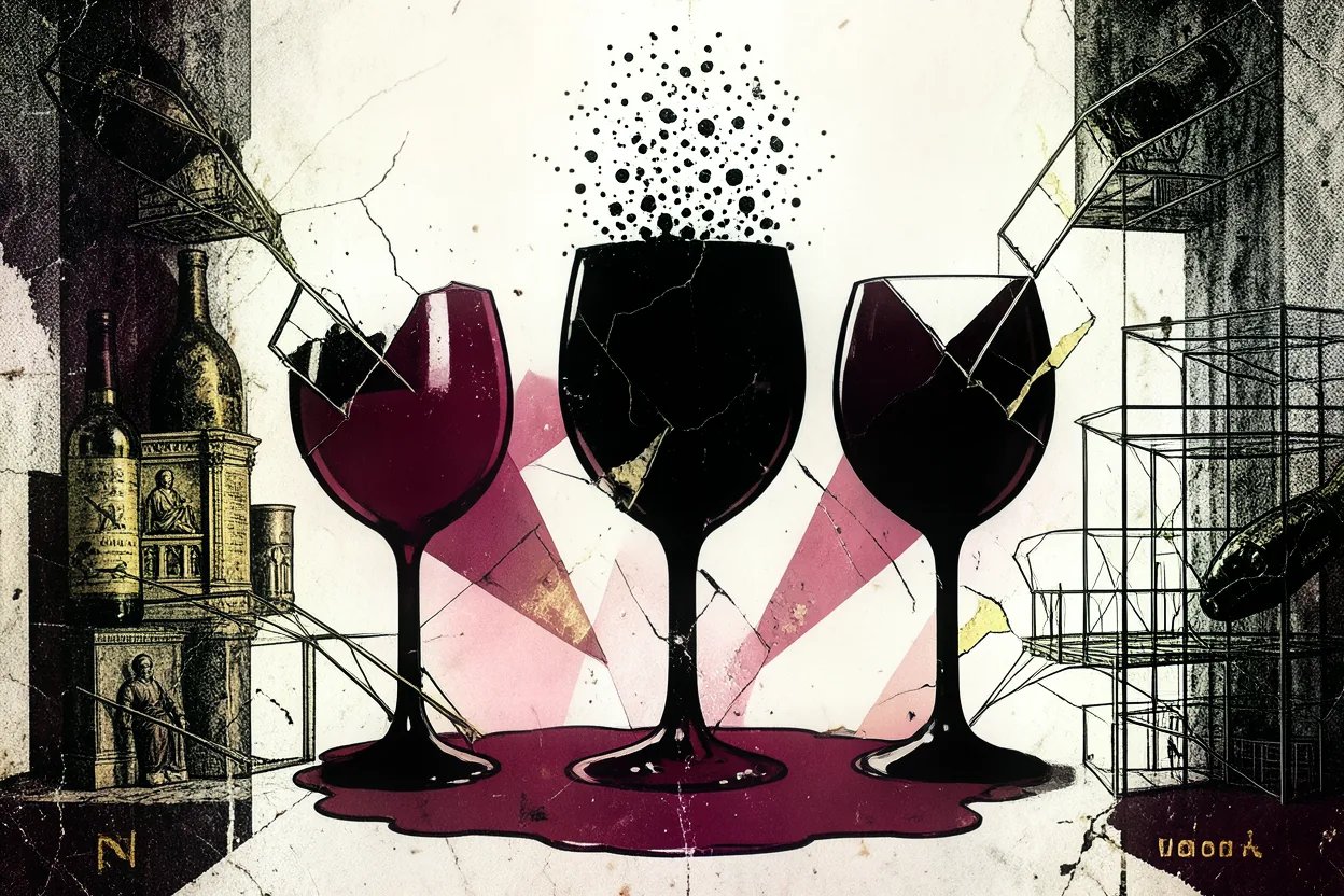 Different wine glass shapes side by side: Bordeaux, Burgundy, and tulip glass