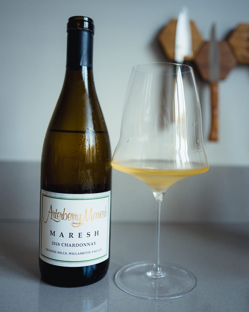 Fles Arterberry Maresh Chardonnay 2018 uit de Dundee Hills, Oregon