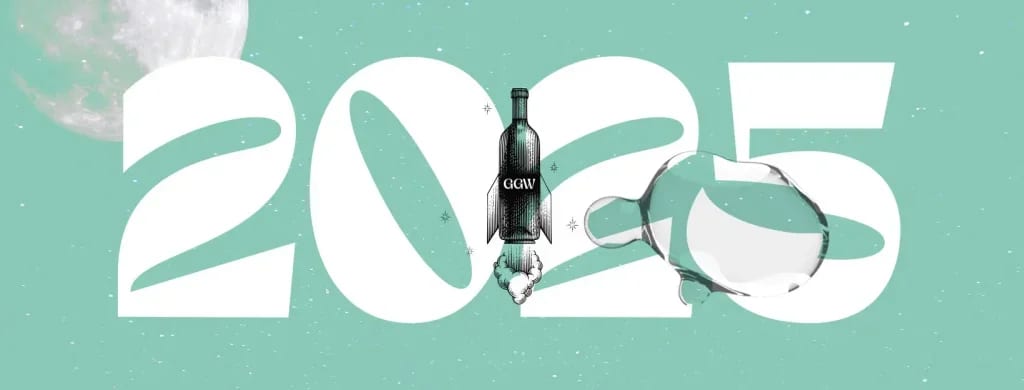 Griekse amfora met wijnglas