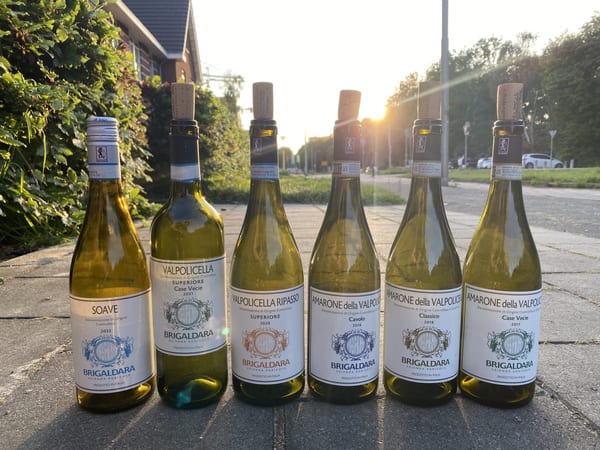 Flessen Brigaldara Soave, Valpolicella en Amarone, familiewijnhuis uit het Veneto, Italië