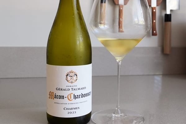 Wijngaard in Mâconnais, Zuid-Bourgondië, met chardonnay-druiven