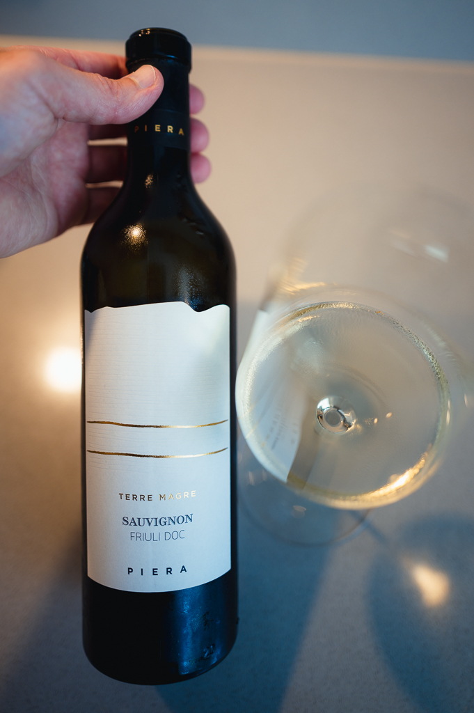 Piera 1899 Sauvignon D.O.C. Friuli in glas